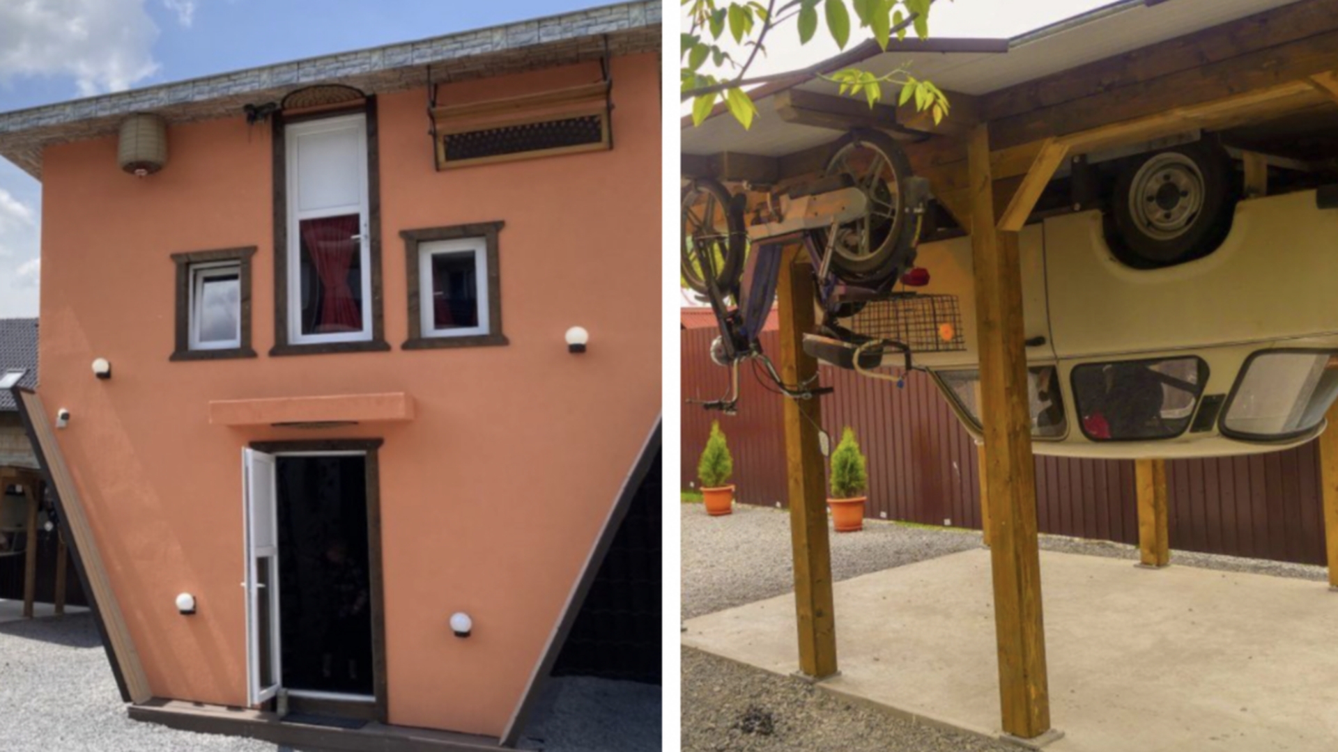 Cea mai neobișnuită casă din Harghita i-a lăsat muți de uimire pe turiști. Unică prin forma sa, locuința a devenit cunoscută la nivel internațional