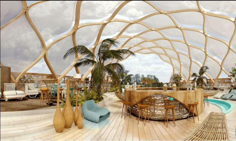 Nuba Beach Club pare cel mai futurist club de la mare