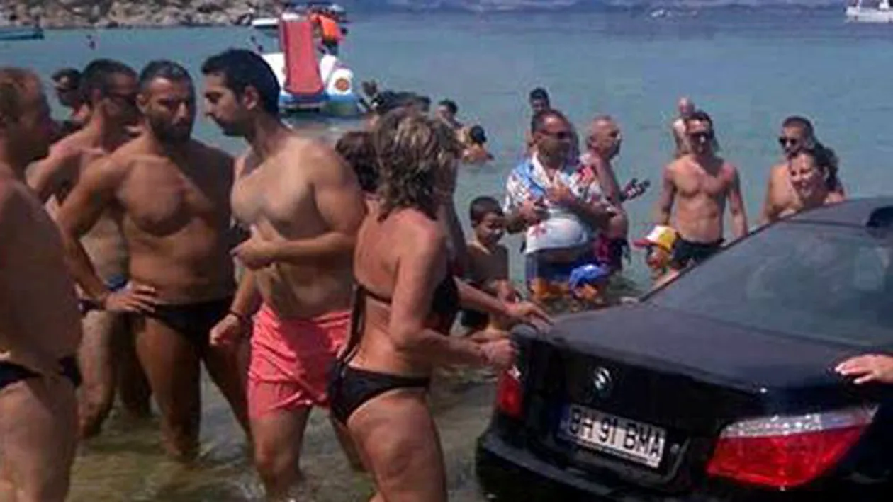 Ce a facut acest roman pe o plaja din Grecia intrece orice imaginatie. Turistii s-au strans in jurul BMW-ului si...