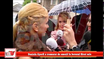 Daniela Gyorfi a tremurat de emotii la botezul fiicei ei: M-am temut ca o ineaca