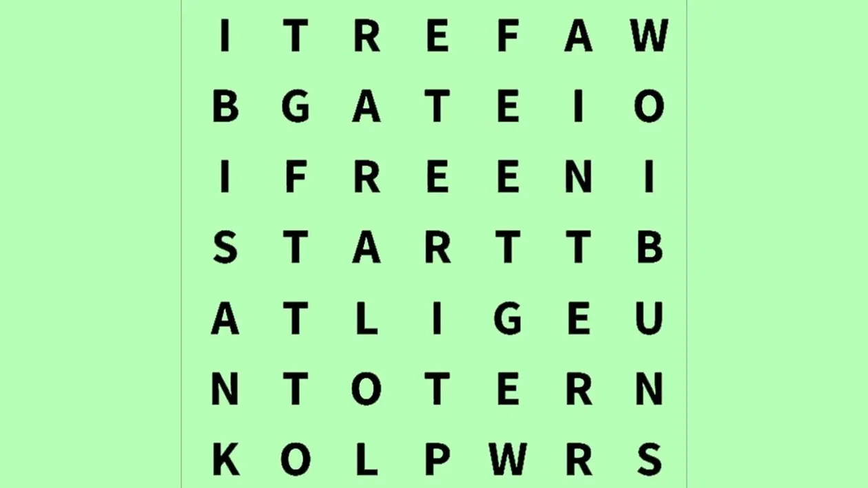 Test de logică | Găsiți cuvântul beep din acest puzzle! Geniile reușesc în 6 secunde