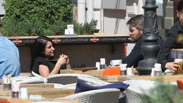 Fotomodelul Gina Maican se apuca de actorie de dragul lui Alin Panc! A convins-o la un pranz in doi!