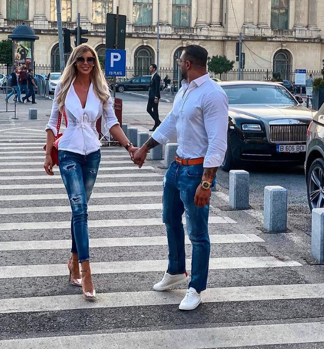 Bianca & Alex Bodi ”lucrează” la un bebeluș