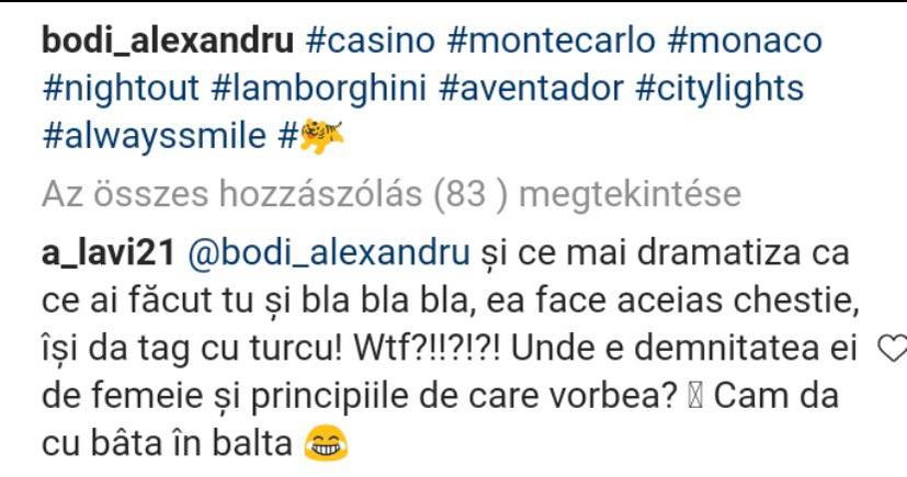 Alex Bodi o desființează public pe Bianca Drăgușanu: „Unul o lasă, altul o ia. Ea caută singură bărbații la domiciliu”