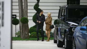 Sore si-a gasit nasul! Dupa un pranz tihnit in doi, a condus-o la masina si a imbratisat-o straaans!