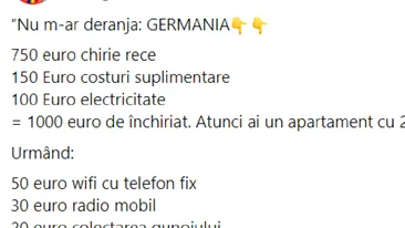 Cât costă, de fapt, să trăiești o lună în Germania: „În ciuda a 10 ore de job full time, mai am nevoie de 110 euro”