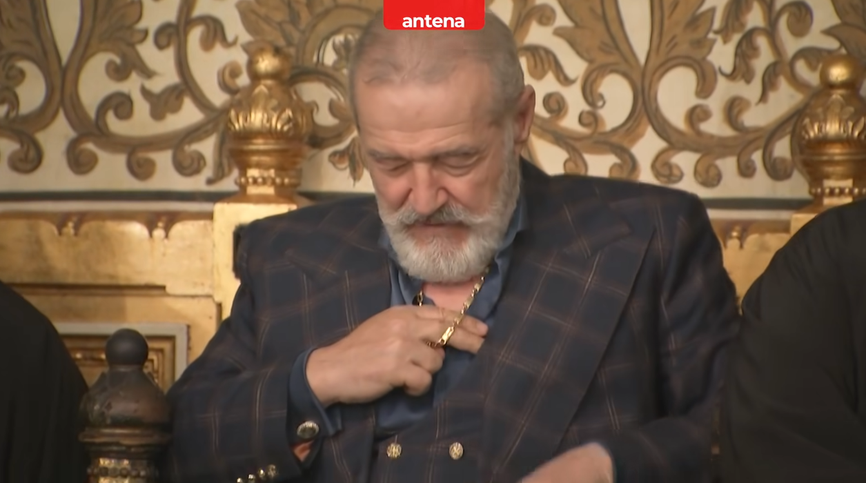 Gigi Becali, la nunta lui Florinel Coman/ Sursa foto: Antena Sport