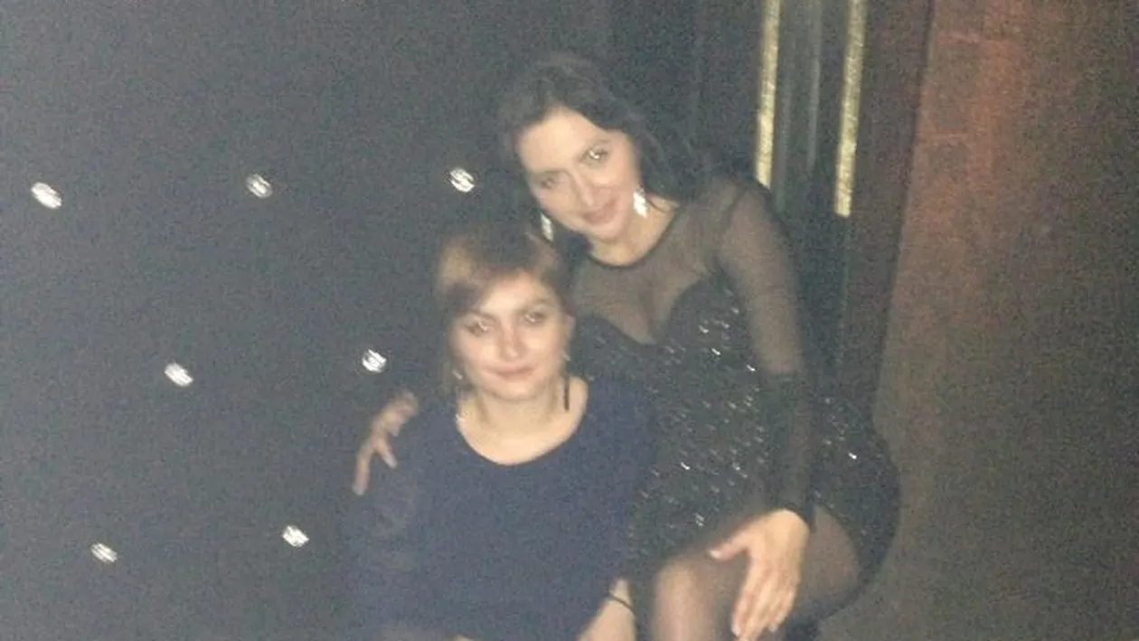 Fina lui Tavi Colen a sarbatorit primul termen in divortul de evazionistul Mujea Marcelini la club. Vezi cat de sexy s-a imbracat!