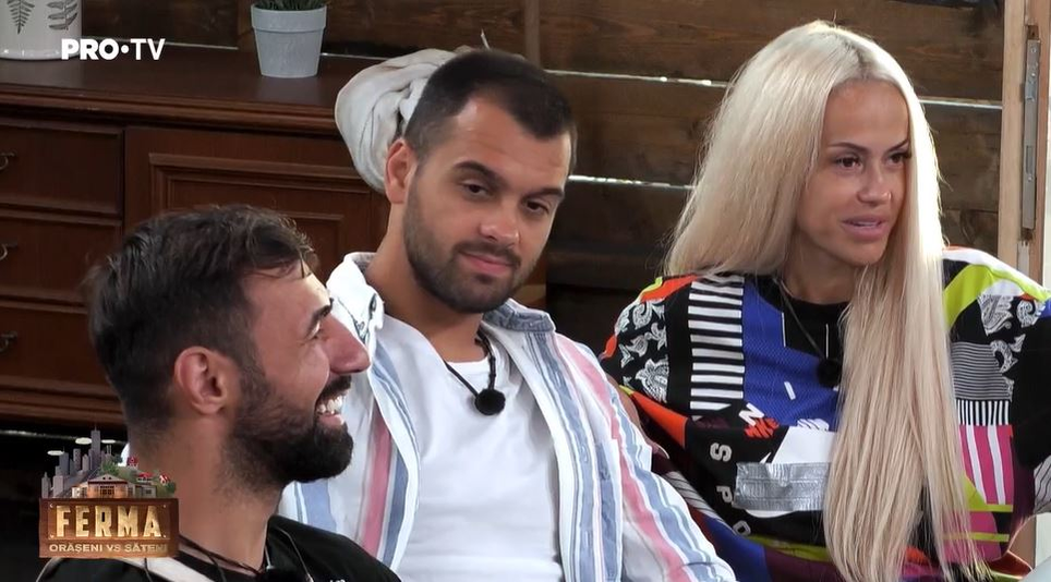 Intimidat de Viviana Sposub, George Burcea a rămas fără cuvinte la Ferma. Ce a mărturisit despre sărutul cu focoasa brunetă | FOTO