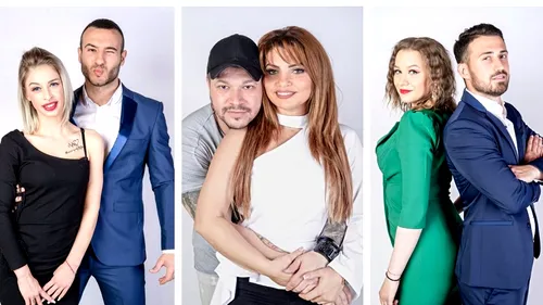 Ele sunt cele 6 cupluri de la Dragoste fără secrete, cel mai nou show de televiziune din România