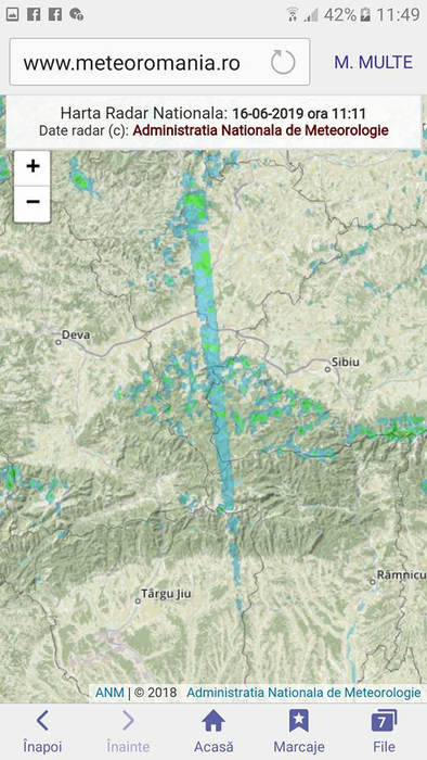 Ce lucru bizar a văzut un român ieri, după ce s-a uitat pe harta ANM a țării noastre. „Îmi apare ceva foarte ciudat”