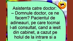 Bancul nopții | "Domnule doctor, ce ne facem?!"