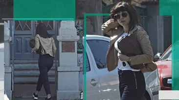 Denise Rifai a „blocat” traficul când a apărut! Și când renunță la toc e mega-hot!