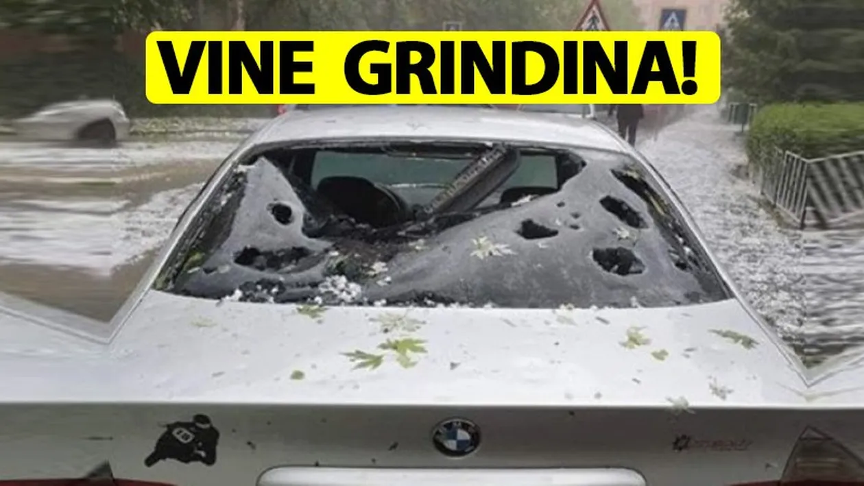 ANM, anunț de ultimă oră! Vine grindina și în București