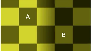 Test de inteligență exclusiv pentru genii | Care pătrat este mai întunecat: A sau B?