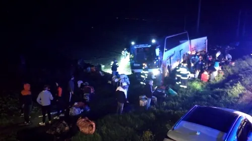 44 de persoane au trăit clipe de coșmar după un incident petrecut în Vrancea, pe DN 2. A fost activat planul roșu de intervenție