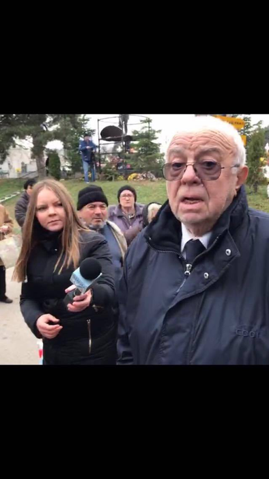 Alexandru Arşinel, la înmormântarea Stelei Popescu