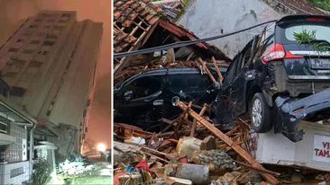 Cutremur de 7,5 grade pe scara Richter produs în Indonezia. Imagini filmate în timpul seismului