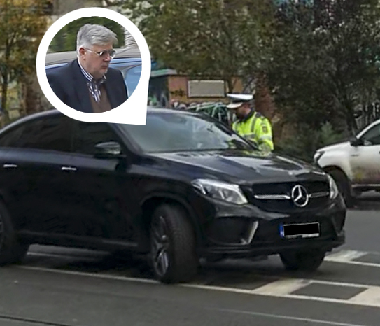 Gino Iorgulescu, oprit de un echipaj de la Rutieră