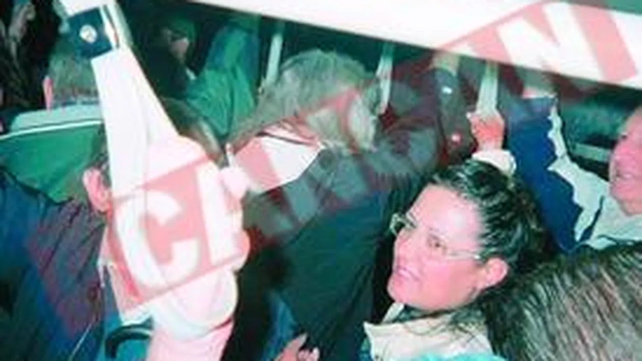 In avion, ca-n autobuz