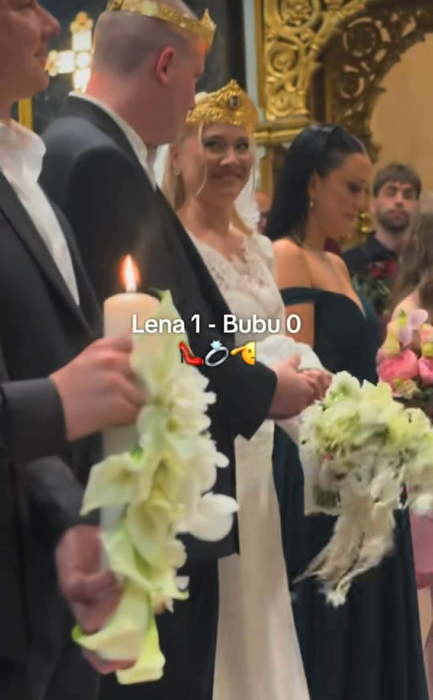 Gestul Elenei la nunta cu Bubu Cernea nu a rămas neobservat. Ce a făcut în biserică