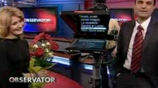 VIDEO Sandra Stoicescu si Lucian Mandruta si-au luat "Adio" de la telespectatorii "Observatorului"!