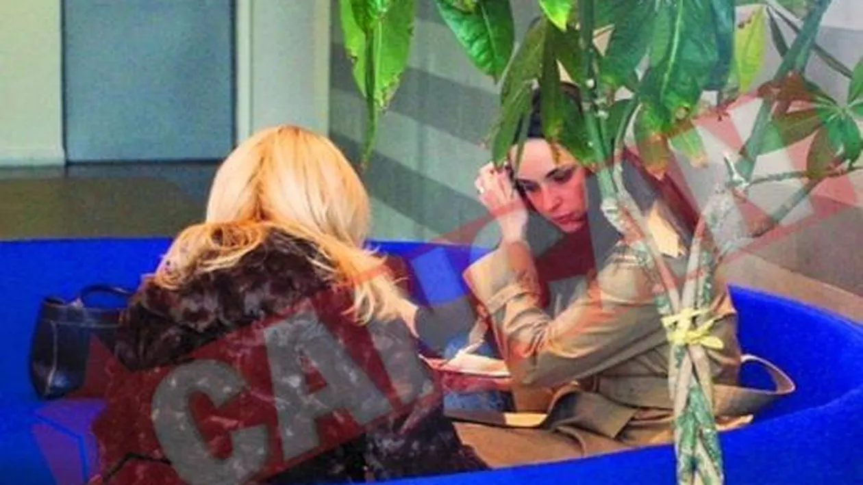 Am surprins-o la negocieri!