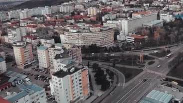 Imagini apocaliptice cu Suceava în a doua zi de carantină totală! Cum se vede orașul din dronă