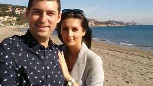 Fiul ROMICĂI JURCA s-a însurat! Frumoasa care i-a furat inima e o fostă stewardesă. Iată imaginea din ziua cea mare