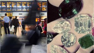 Călătorea cu trenul când i-a fost furată valiza plină cu pietre preţioase de peste un milion de dolari! Poliţia a publicat deja prima imagine cu suspectul