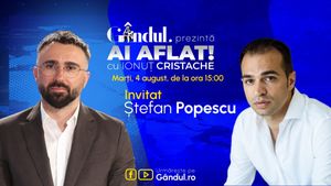 „Ai Aflat! cu Ionuț Cristache” începe marți, 4 august, de la ora 15.00, live pe Gândul. Invitat: Ștefan Popescu