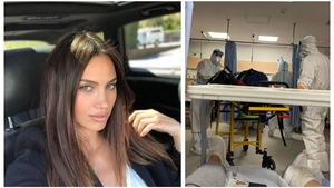 Alina Pușcău, cu perfuzii din cauza COVID-19. Modelul e internat în spital