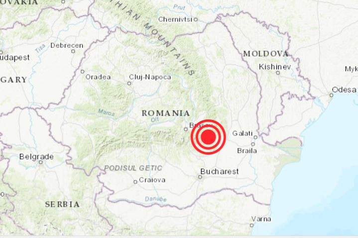 A fost cutremur în România, pe 1 septembrie 2021. Sursă foto: captură INFP