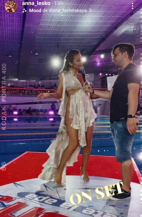 Anna Lesko, fără lenjerie intimă la filmările show-ului „Splash” de la Antena 1! Cântăreața a încins atmosfera