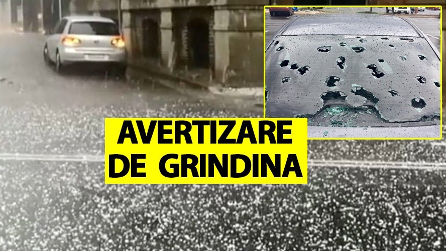 ANM, avertizare de grindină în România! Locuitorii acestor orașe sunt sfătuiți să se adăpostească