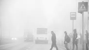 Romania e din nou in ceata! Meterorologii au emis COD GALBEN pentru aproape toata tara! Vezi zonele afectate