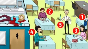 TEST IQ. Cine este criminalul din restaurant?