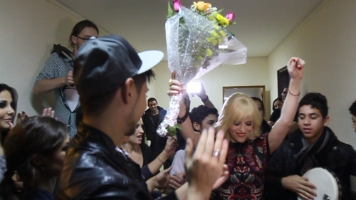 "Dezmat" in culise, la finalul spectacolului Loredanei Groza: "Gata cu "Apa", sa curga vodca!"
