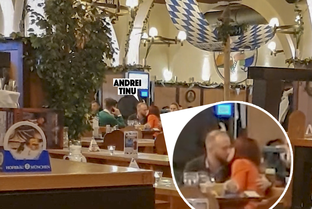 Bossul de la ”Autoritatea pentru Cetățenie” și noua iubită, sărut pasional într-un restaurant din Berlin