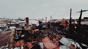 Două case din Giurgiu au fost făcute scrum în urma unui incendiu: ”Ardeau ca torțele!”