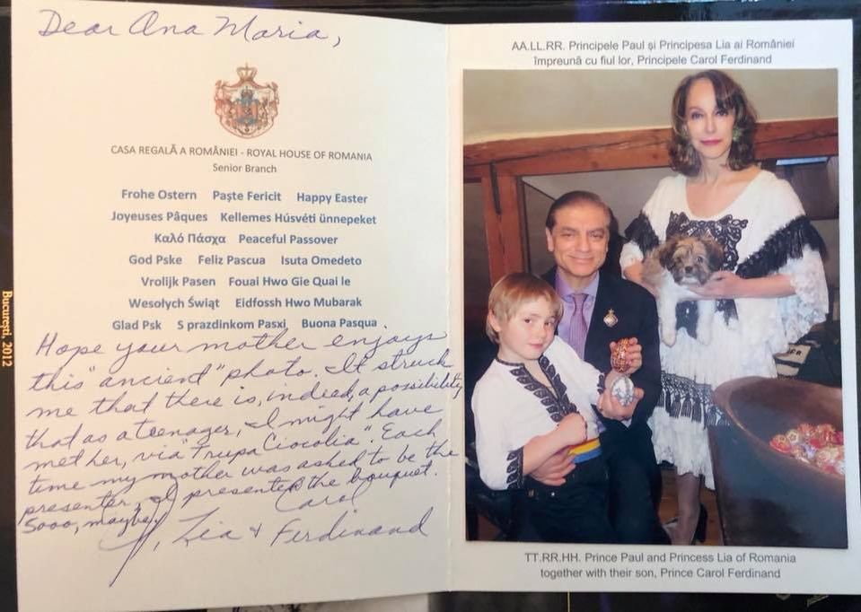 Anamaria Prodan, în lacrimi după ce a primit un cadou din partea Prinţesei Lia şi a Prinţului Paul