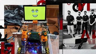 Ei sunt elevii craioveni care au creat un robot anti-COVID în 48 de ore