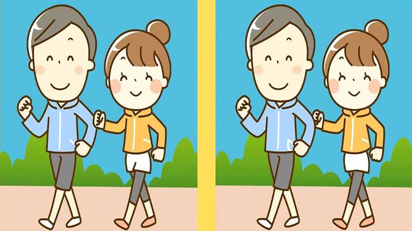 TEST IQ | Geniile reușesc în 11 secunde! Tu în cât timp poți găsi cele 3 diferențe dintre cele două cupluri din imagine?