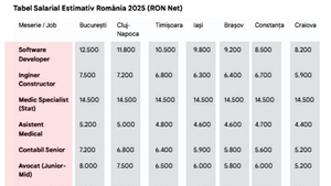 Câștigi prea puțin? Ce salariu ar trebui să ai, de fapt, în funcție de job și de orașul în care locuiești. Tabel complet pentru România