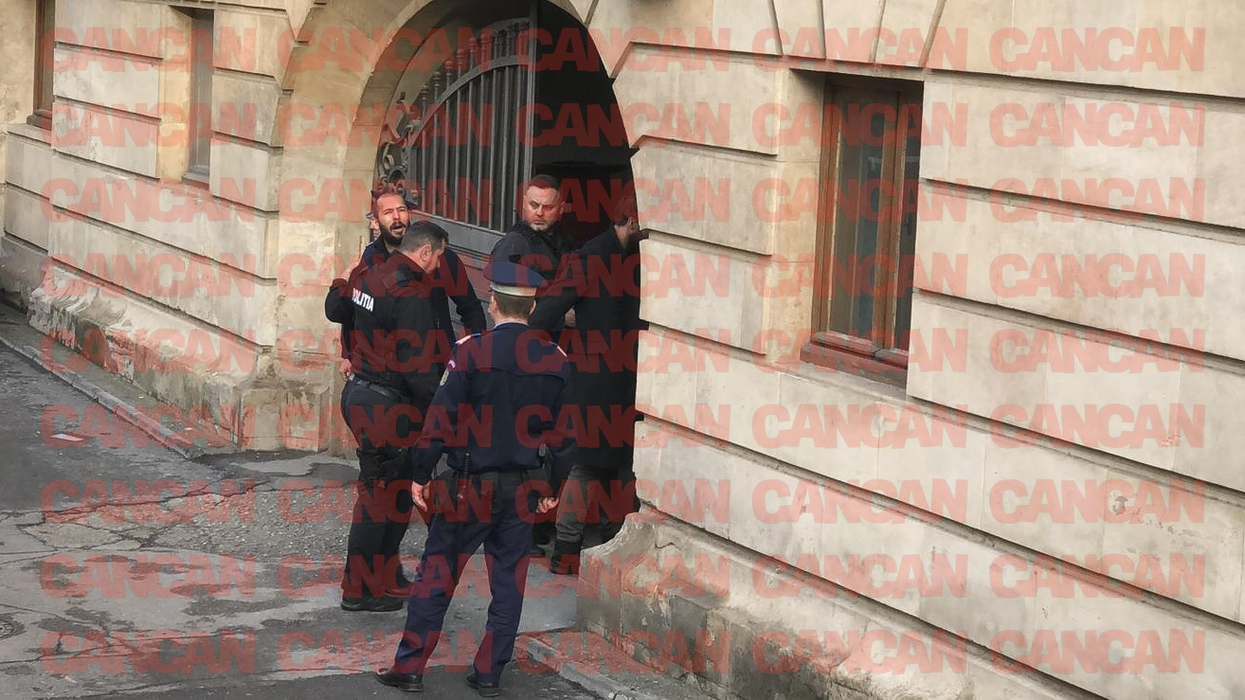 Frații Tate au ajuns la CAB, pe 1 februarie 2023. Sursă: CANCAN.RO