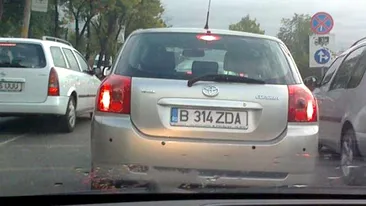 Nu o sa te prinzi niciodata care e faza aici! Cocalarul matematician face senzatie prin Bucuresti - Cel mai pervers si obscen numar de inmatriculare pe care taximetristii nu-l inteleg