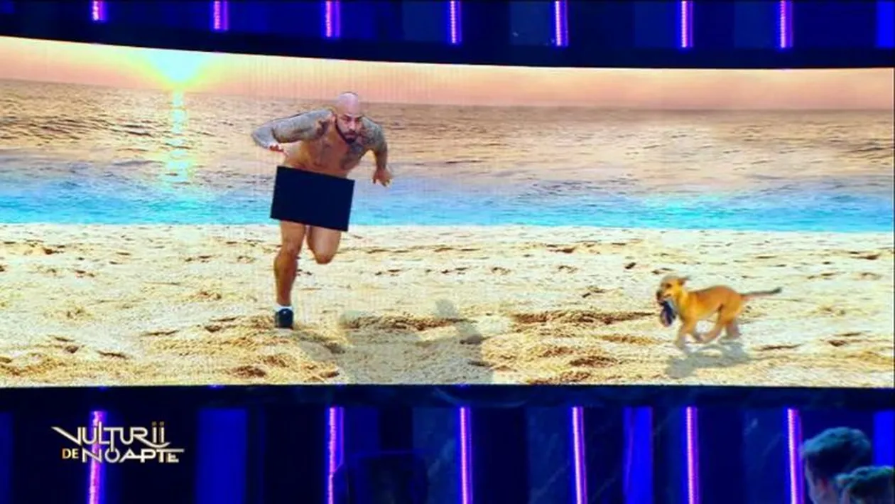 Imagini de infarct! Cătălin Cazacu și Giani Kiriță au rămas goi, după ce un câine le-a furat slipii