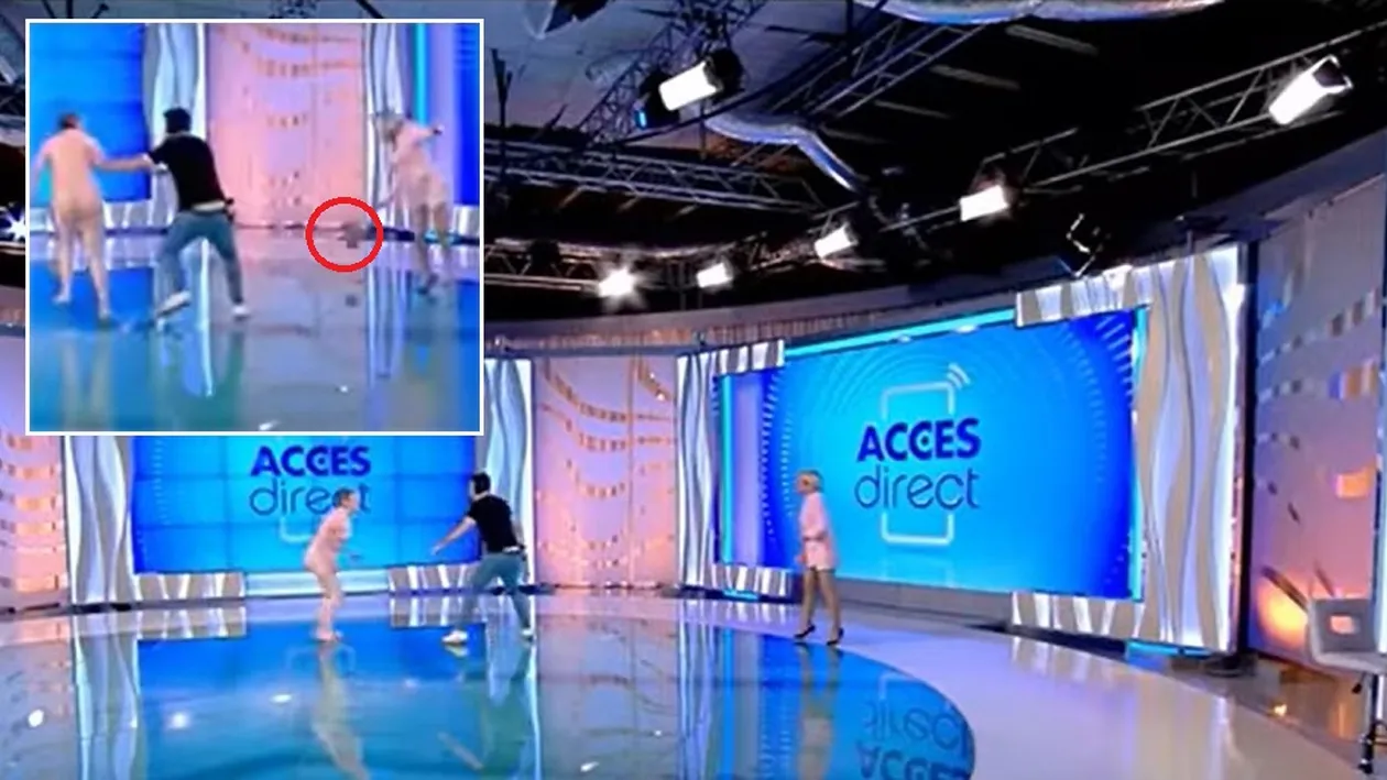 Atacatoarea Mirelei Vaida, recalcitrantă și după agresiunea înfiorătoare de la “Acces Direct”. Avem primele imagini după ce a fost imobilizată și urcată în ambulanță