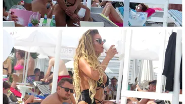 IMAGINI HOT. Prezentatoarea TV şi-a pus ”farmecul” în valoare. Roxana Vaşniuc a ”răvăşit” plaja milionarilor cu sexy-posteriorul ei!