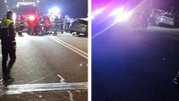 Accident cumplit pe DN 56, la ieșirea din Calafat spre Craiova. O femeie de 42 de ani a murit, iar alte 4 persoane au ajuns în stare gravă la spital